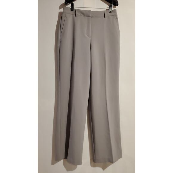 Joie NWT Hi Rise Straight Leg Trouser Dress Pants Womens Size 8 Gray Neutral - Picture 1 of 11